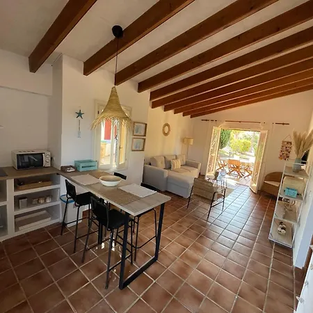 펜션 Casa Turqueta-son Xoriguer, Bungalow A 250m De La Playa 손 호리구에르